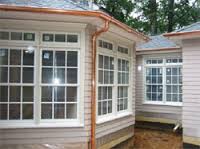 Copper Gutters installed