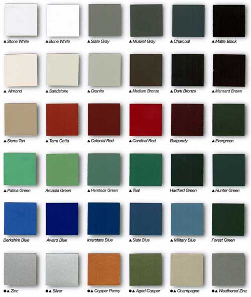Current Gutter Colors